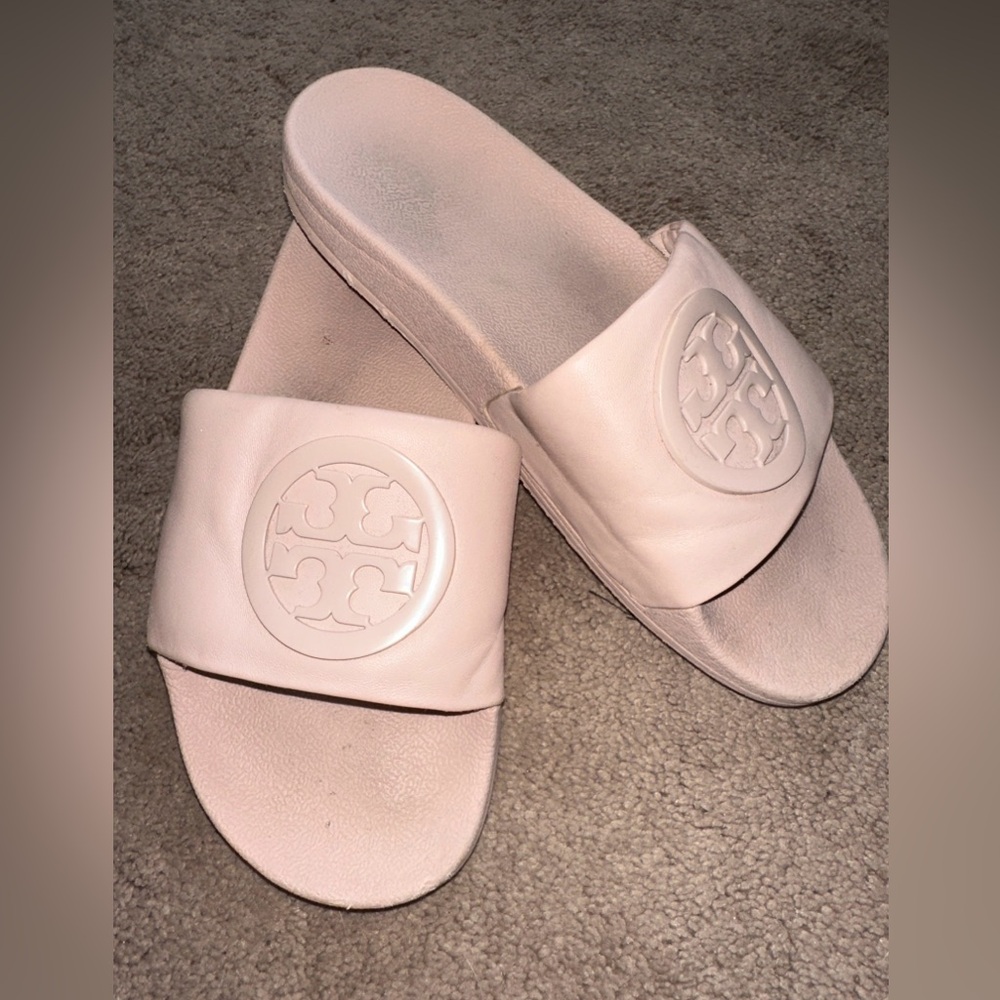 Tory Burch Pink Slide Sandals